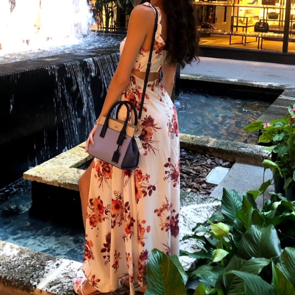 Boutique Floral wrap maxi dress